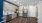 Kitchen with Tile Backsplash, stainless steel appliances & vinyl plank flooring