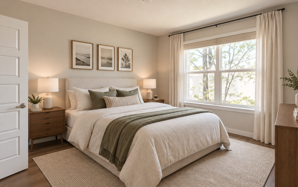 2A.2 - 2 bedroom floorplan layout with 2 bathrooms and 1088 square feet (Secondary Bedroom )