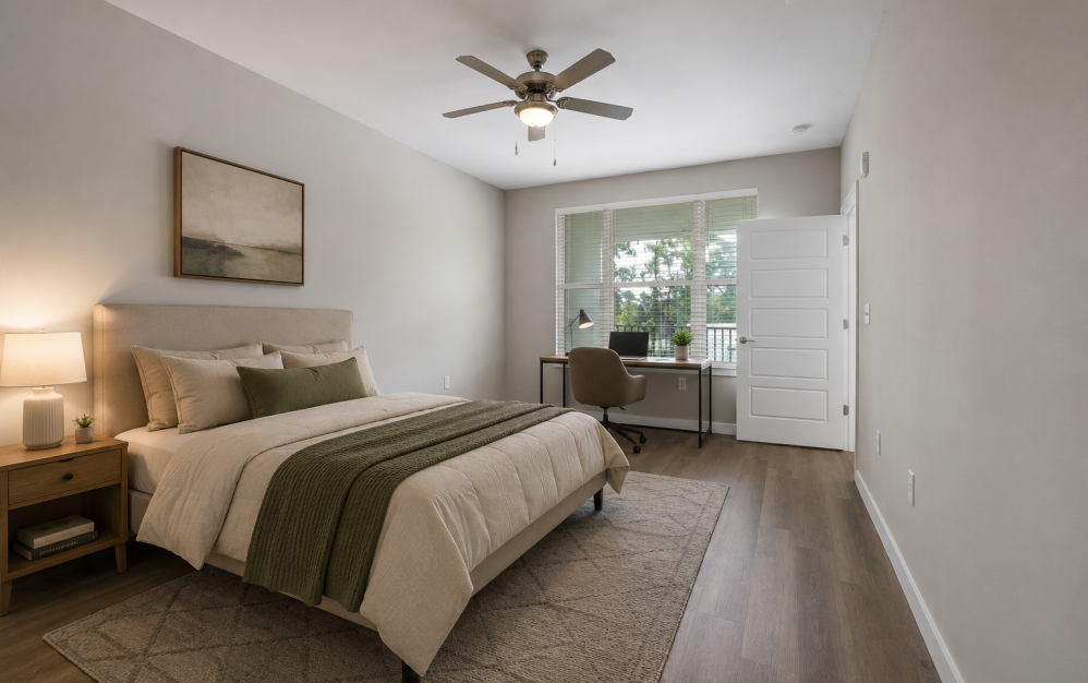 1B.1 - 1 bedroom floorplan layout with 1 bathroom and 757 square feet (Serene Bedroom Retreat)