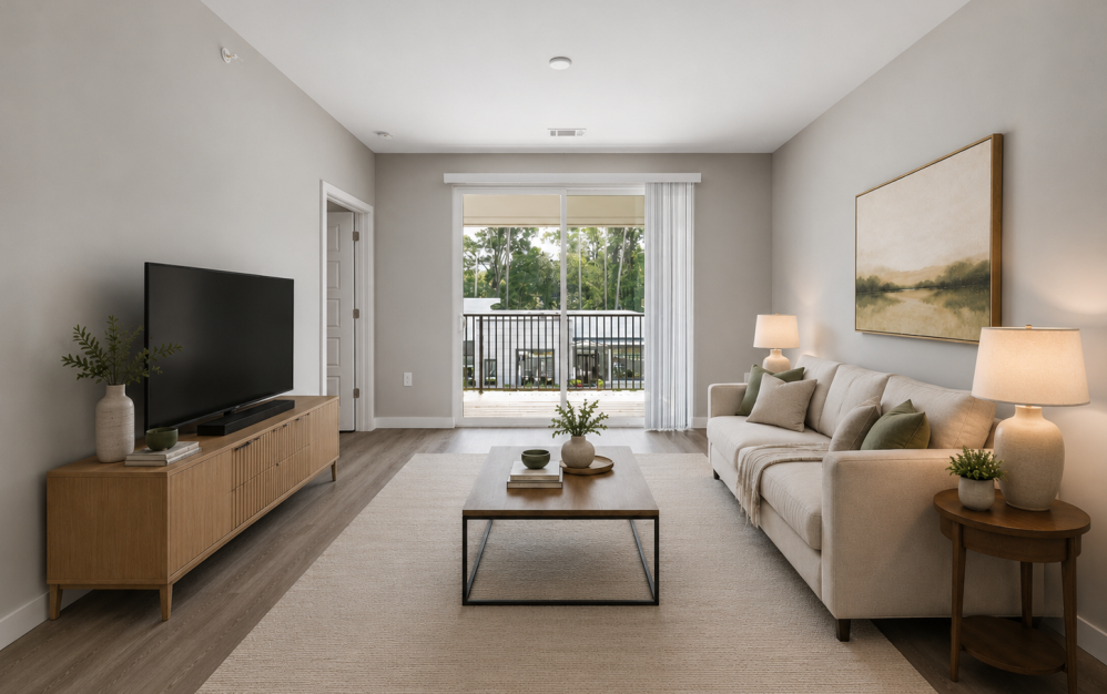 1B.1 - 1 bedroom floorplan layout with 1 bathroom and 757 square feet (Expansive Living Area)