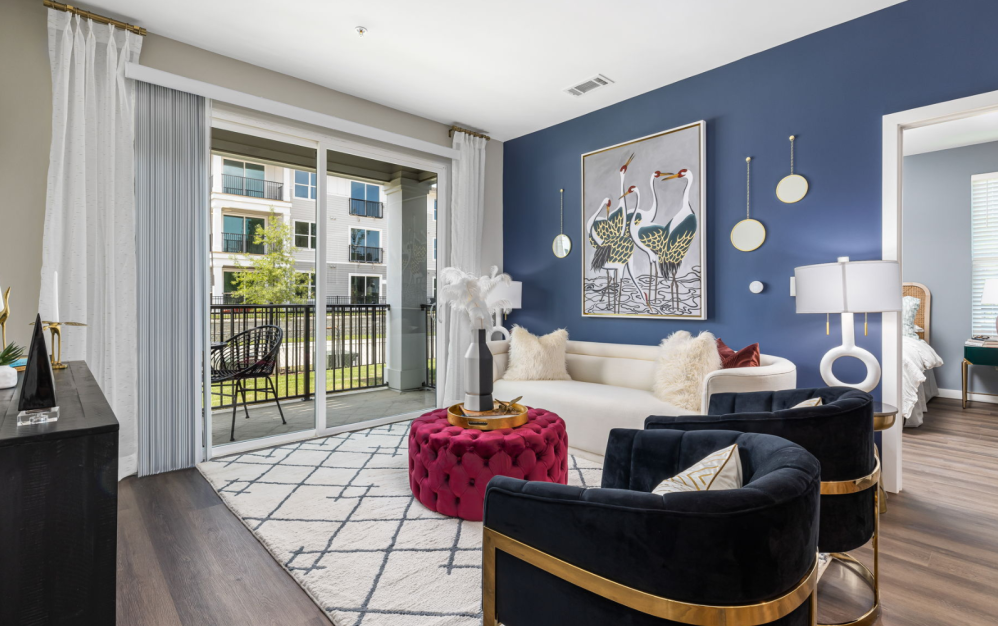 2A - 2 bedroom floorplan layout with 2 bathrooms and 1060 square feet (Expansive Living Area)